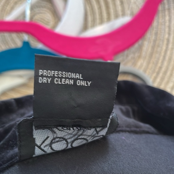 Koos of Course Velvet Shirt with Design on Back. Size Small In EUC. Button down. - Picture 8 of 8